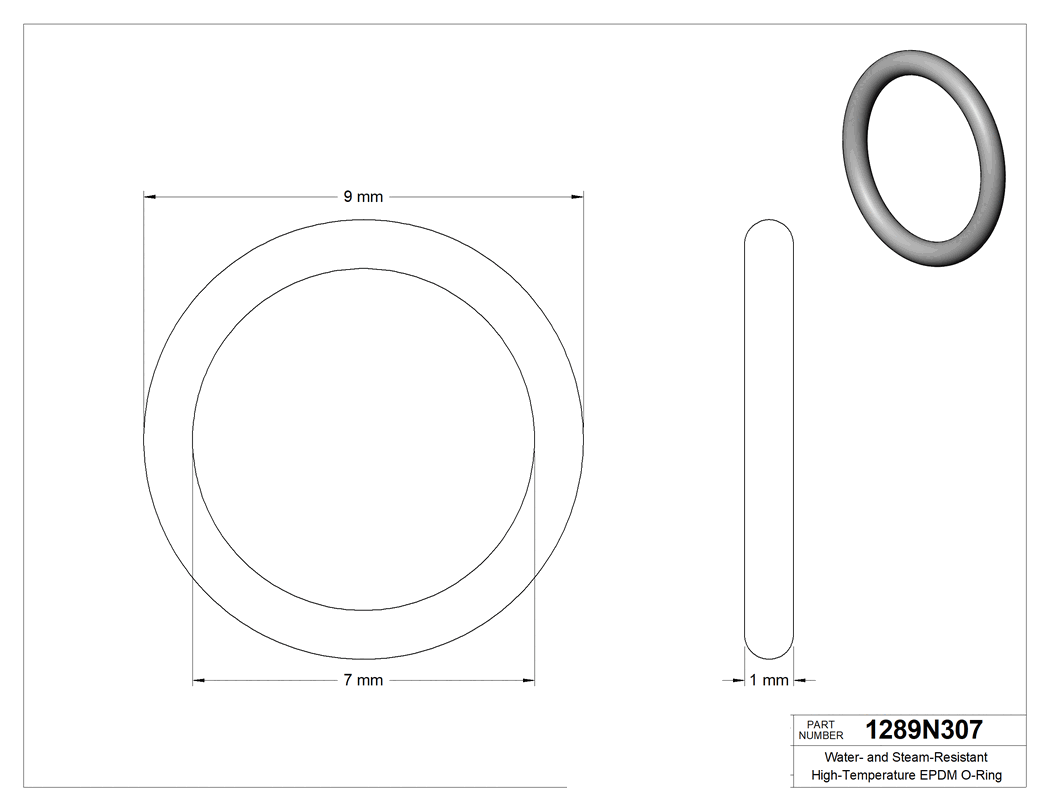Technical drawing - 1289N307